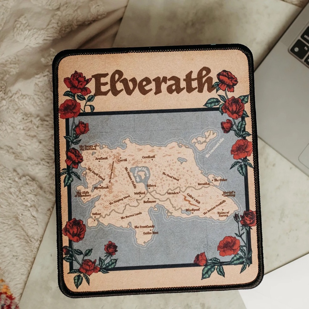 The Bookish Box Shadow Crown Mouse Pad